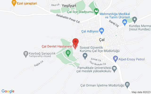 Çal Devlet Hastanesi Eczanesi